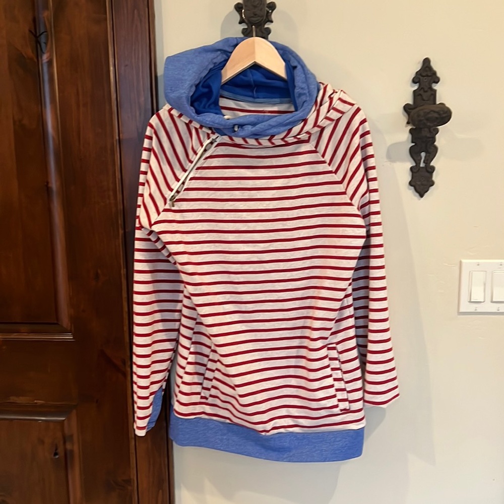 Sweatshirt with zipper detail